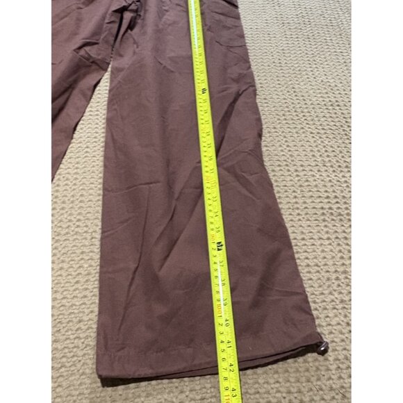 Wild Fable Brown Parachute Pants Mid Rise baggy Drawstring Pull On XS - Picture 9 of 10
